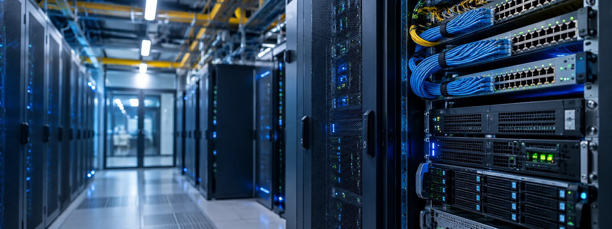 Server and network infrastructure banner